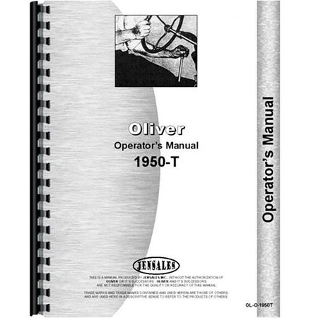 New Oliver 1950-T Tractor Operators Manual -  AFTERMARKET, RAP80384
